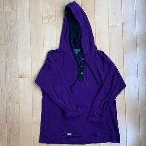 Ralph Lauren henley shirt w/ hood